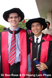 Dr Ben Ross and Dr Hoang Lam Pham